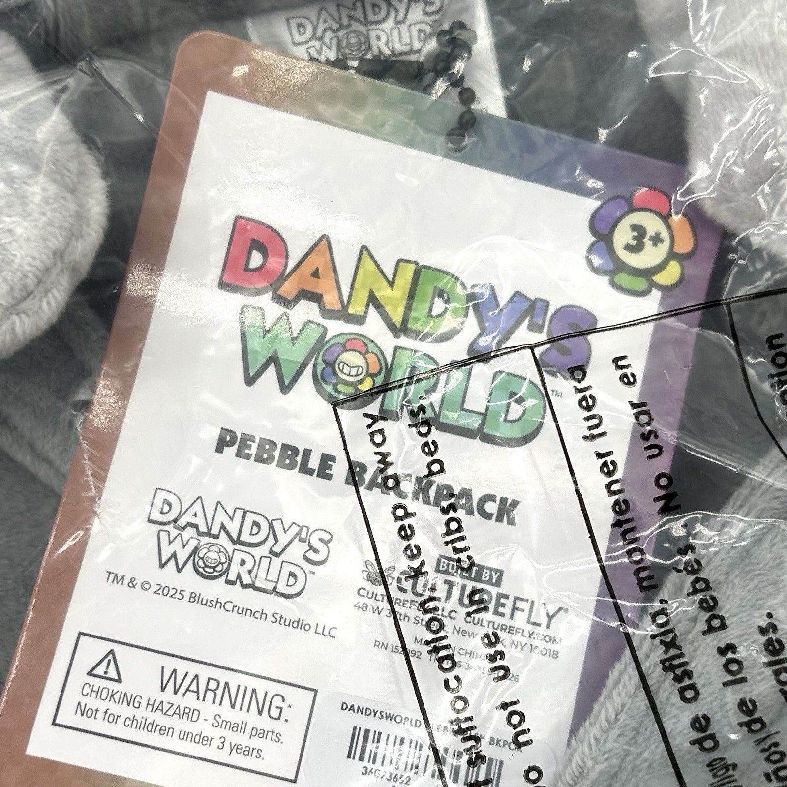 Official Dandy’s World Pebble Backpack Hot Topic Exclusive Plush Cosplay Bag NWT
