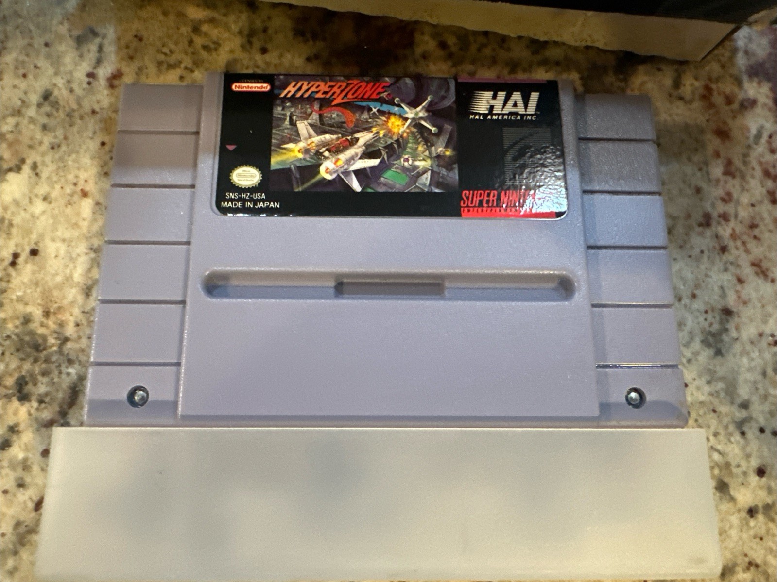 HyperZone (Super Nintendo SNES) Game & Box Beat Up