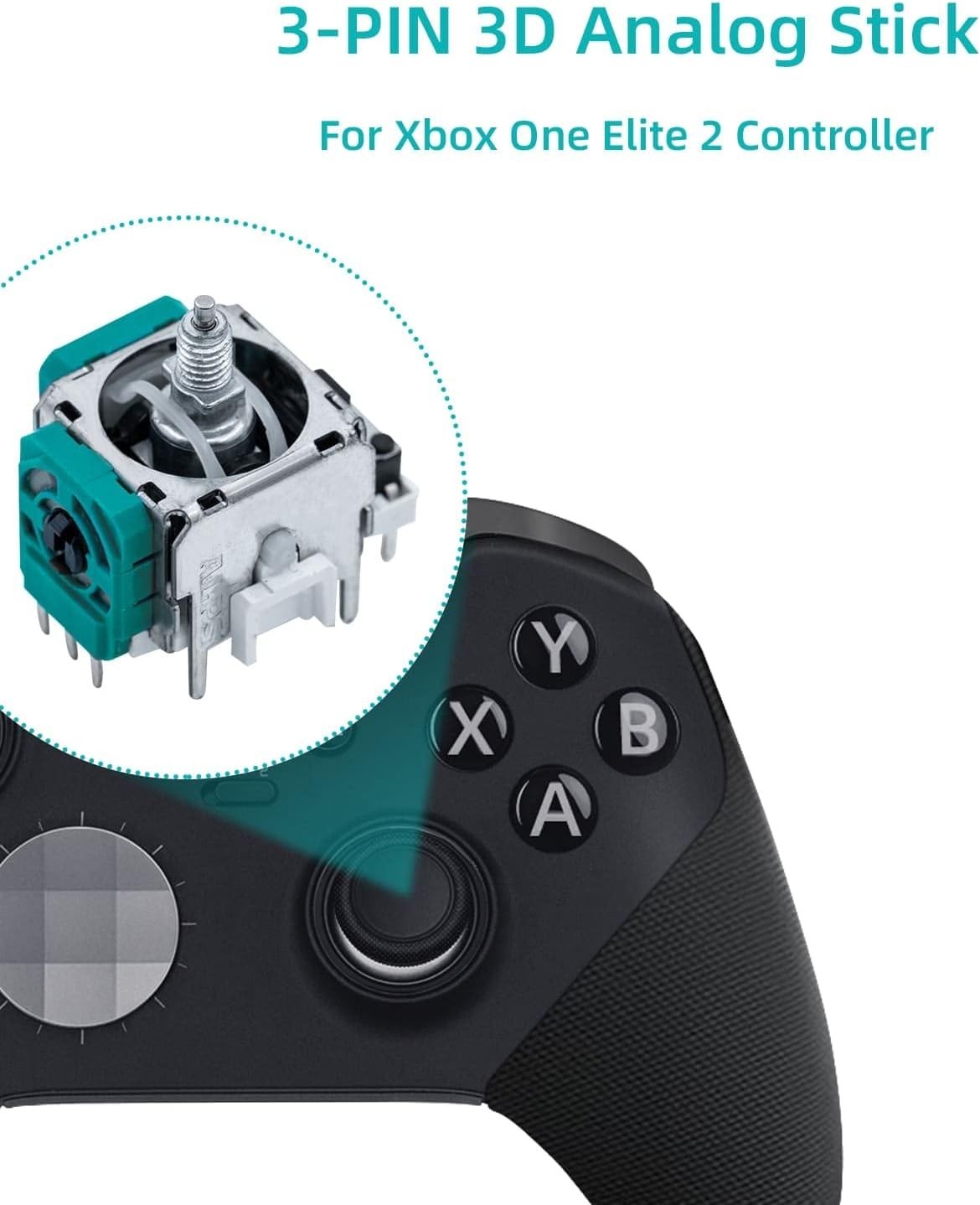 High-Quality Replacement Analog Sticks for Xbox One Elite 2 Controllers (2-Pack)
