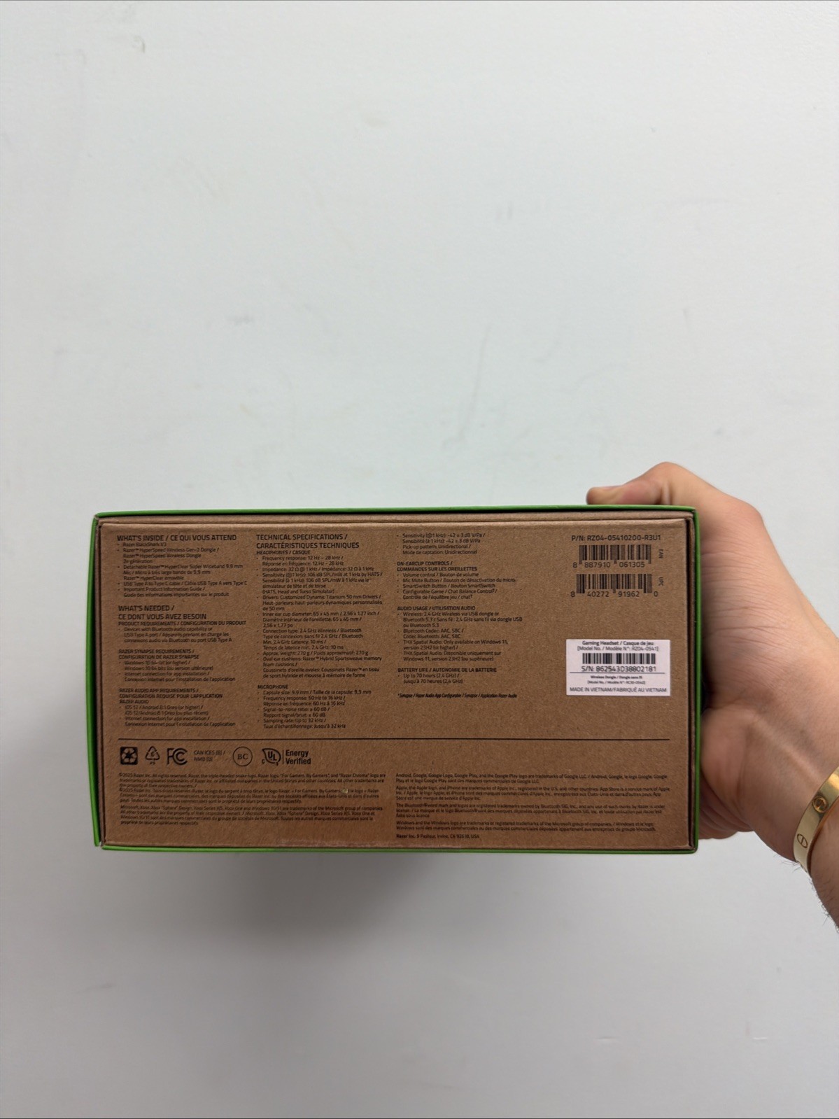 Razer BlackShark V3 X HyperSpeed Wireless Headset (RZ04-0541)