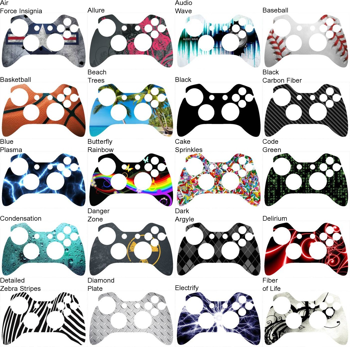 Choose Any 1 Skin Design for Original Xbox One 1st Gen Console + 2 Controllers