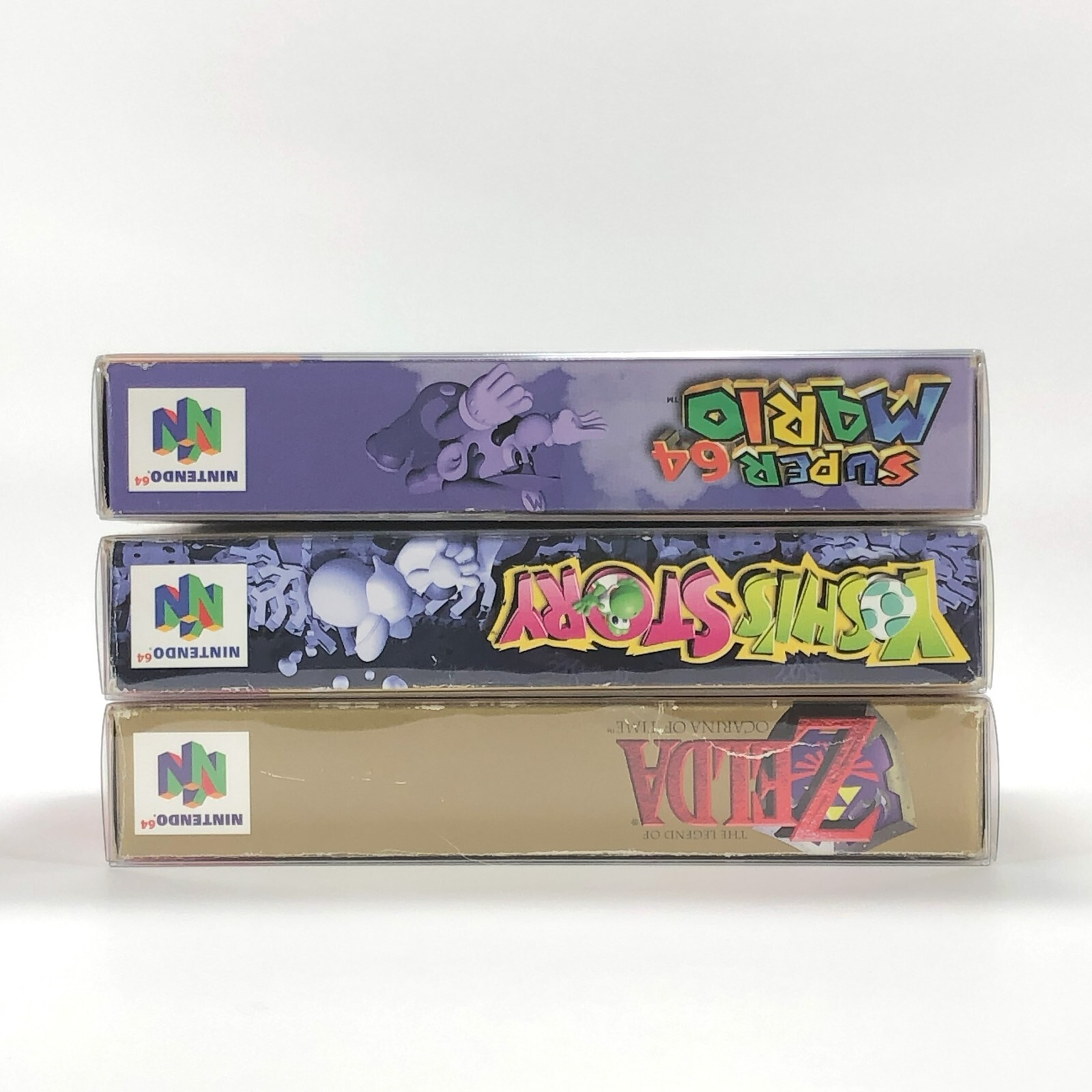 25 N64 Clear Plastic Box Protector Sleeve Case for Complete CIB Games