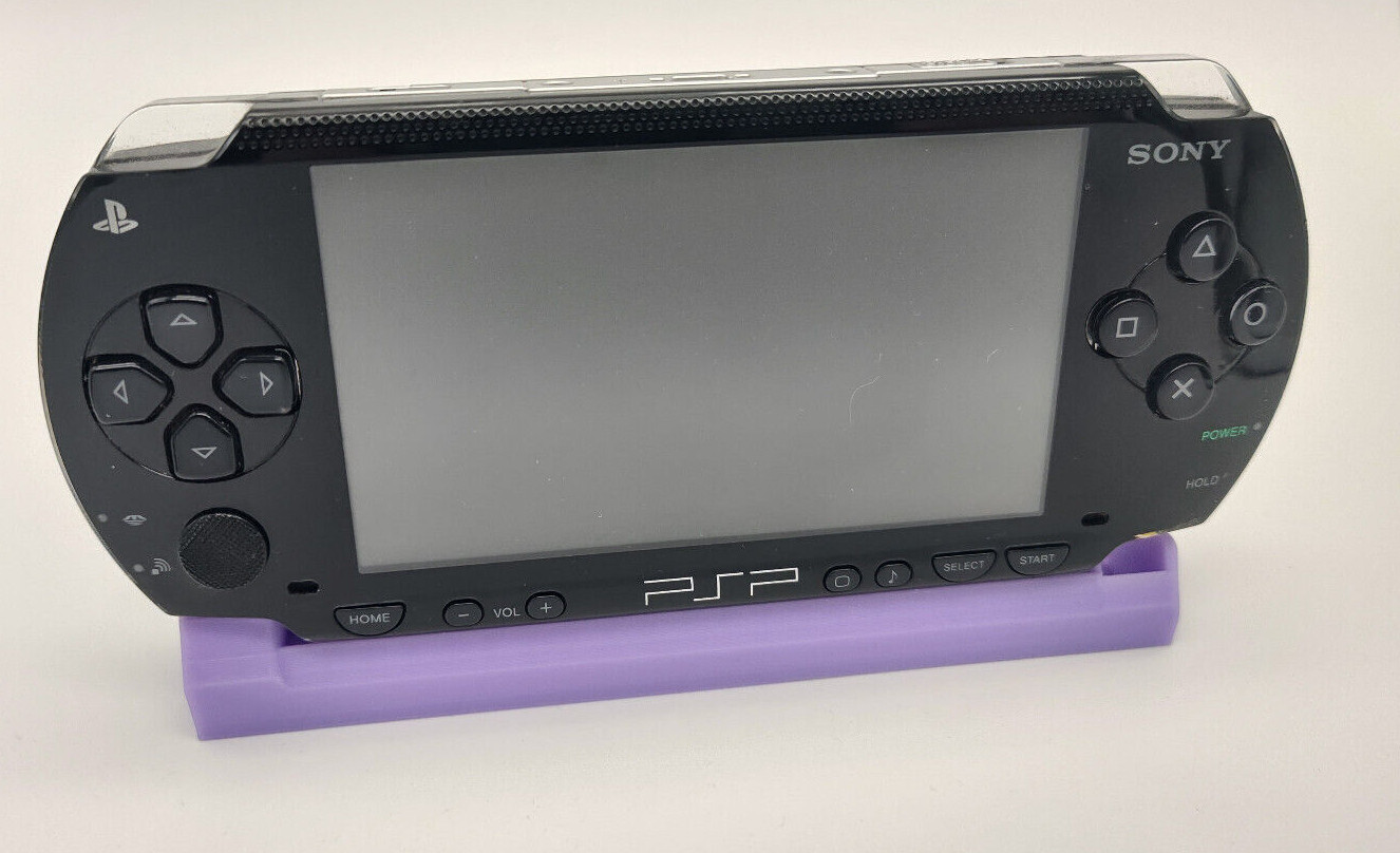 SONY PSP 1000 2000 3000 LOW PROFILE CHARGING DISPLAY STAND – Optional UMD Holder