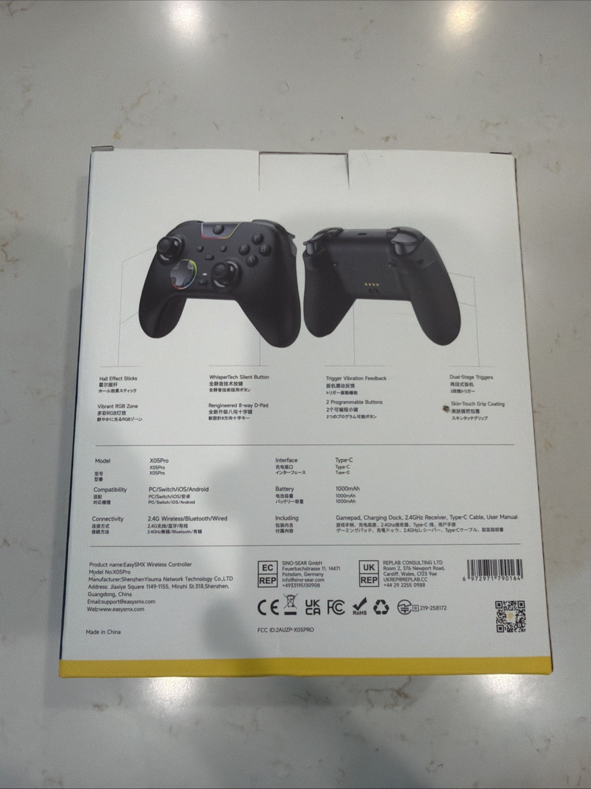 EasySMX X05Pro Multiplatform Wireless Bluetooth Controller