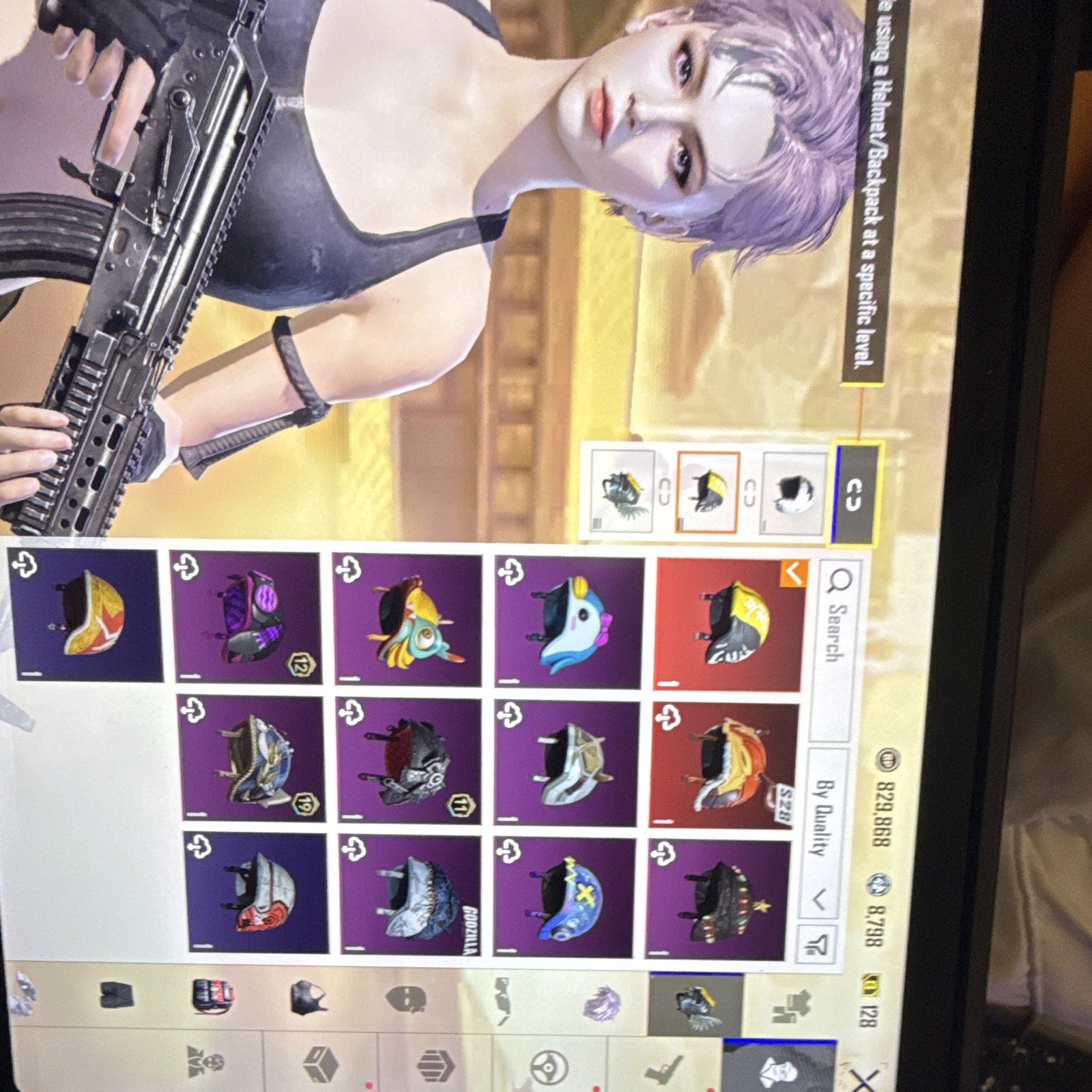 PUBG In-Game Inventory Screenshots – Character Outfits & Weapon Skins