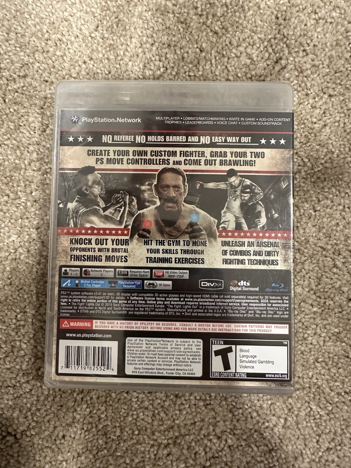 *BRAND NEW* Fight: Lights Out – Sony PlayStation 3