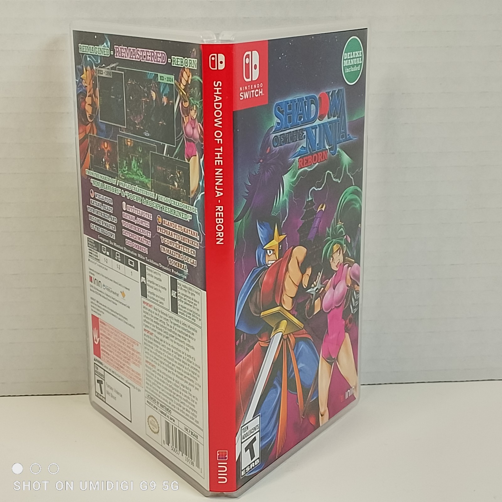 Shadow of the Ninja Reborn (Nintendo Switch, Natsume) Complete w/ Manual Tested