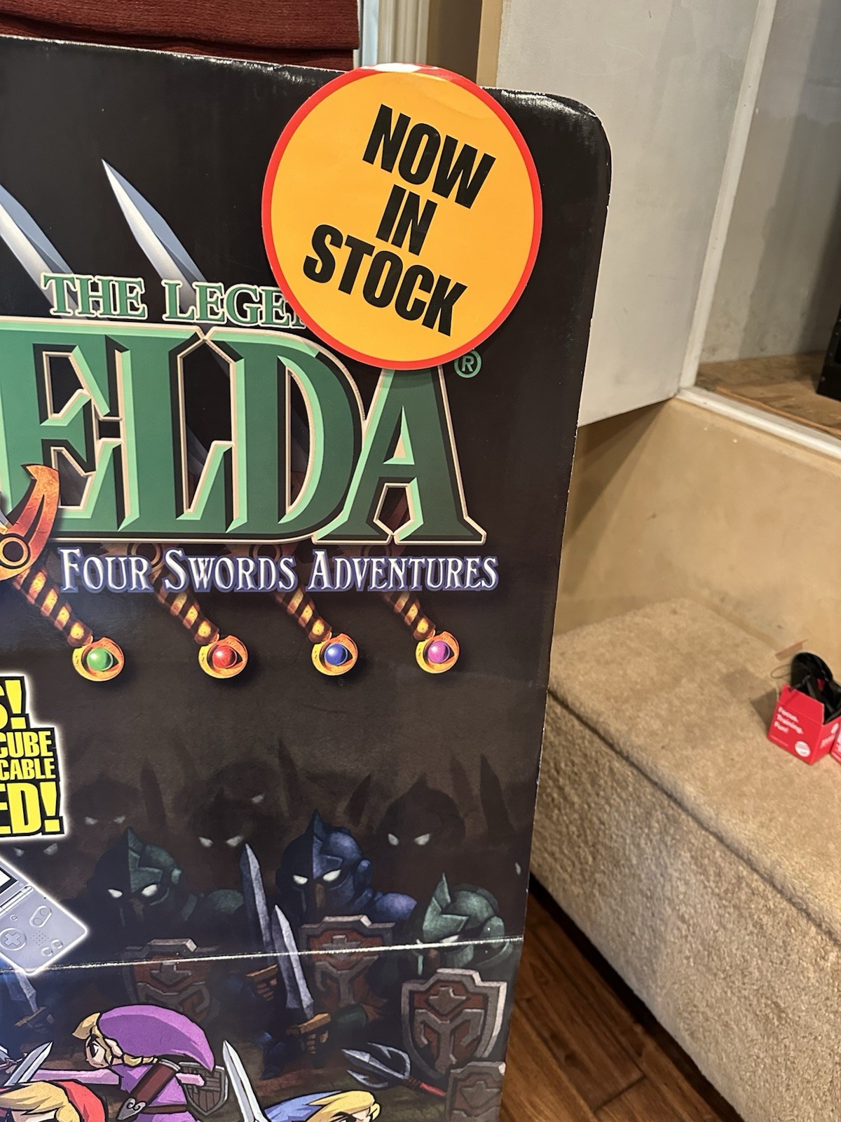 Legend of Zelda Four Swords Adventure Gamecube Promo Store Display Standee OEM⚡️