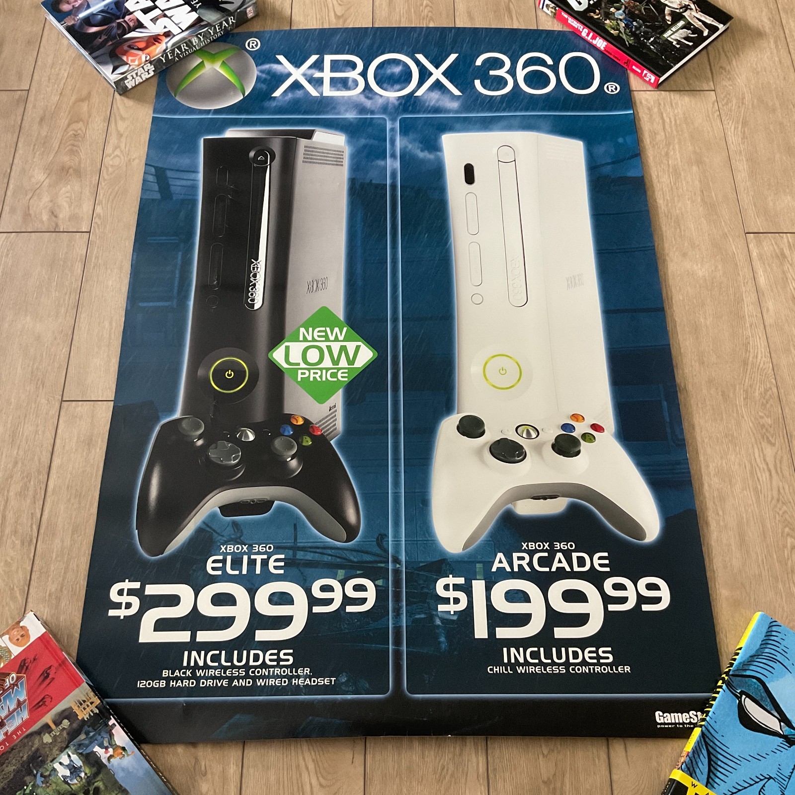 XBOX 360 HALO 3 ODST HUGE Store Display Sign 2009 Video Game Promo 33×48 Banner
