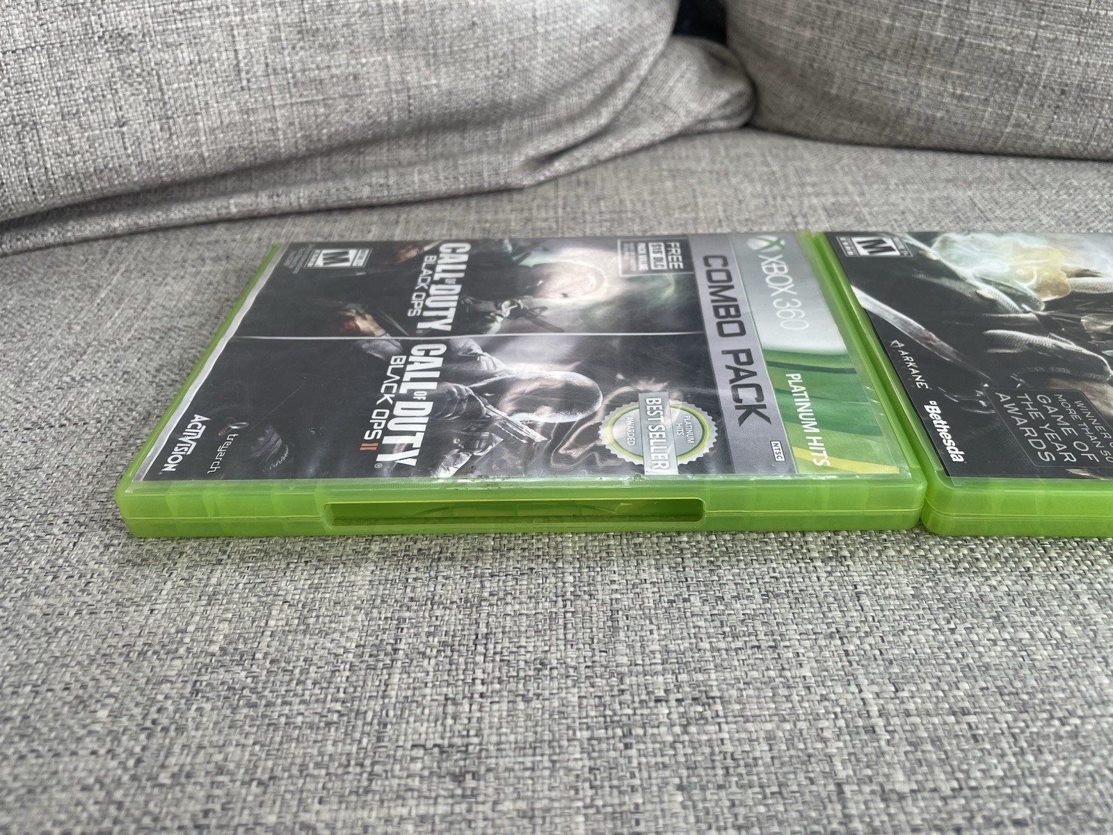 Call of Duty Combo Pack Black Ops 1 & 2, And Dishonored For Xbox 360. Tested