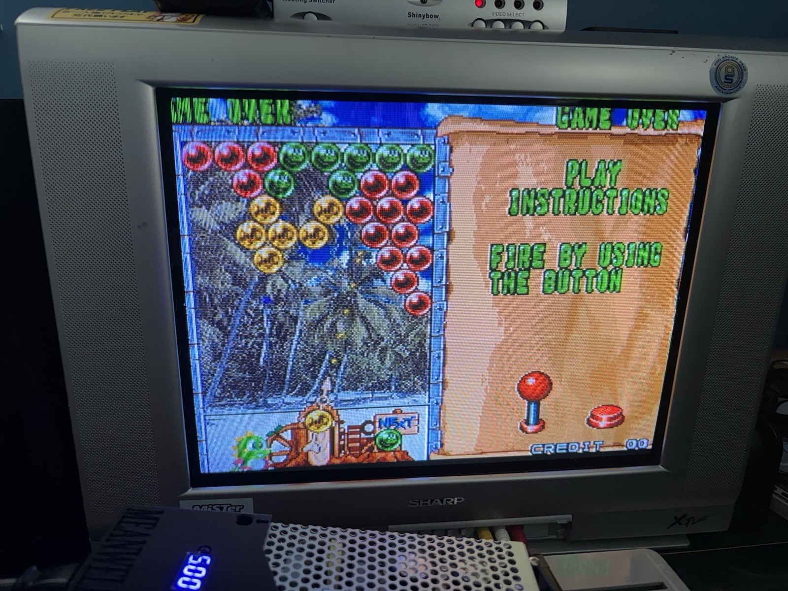 Puzzle Bobble 2 MVS Neo Geo SNK Holo Label Full Kit No Match
