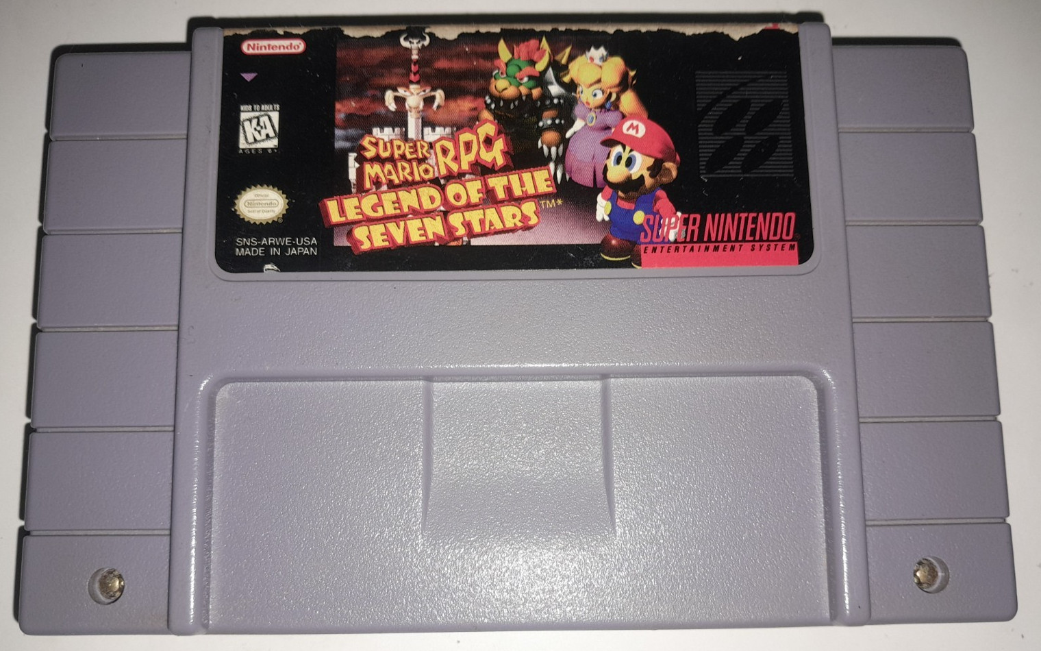 Super Mario RPG (Super Nintendo SNES) Cart Only CLEANED TESTED WORKING AUTHENTIC
