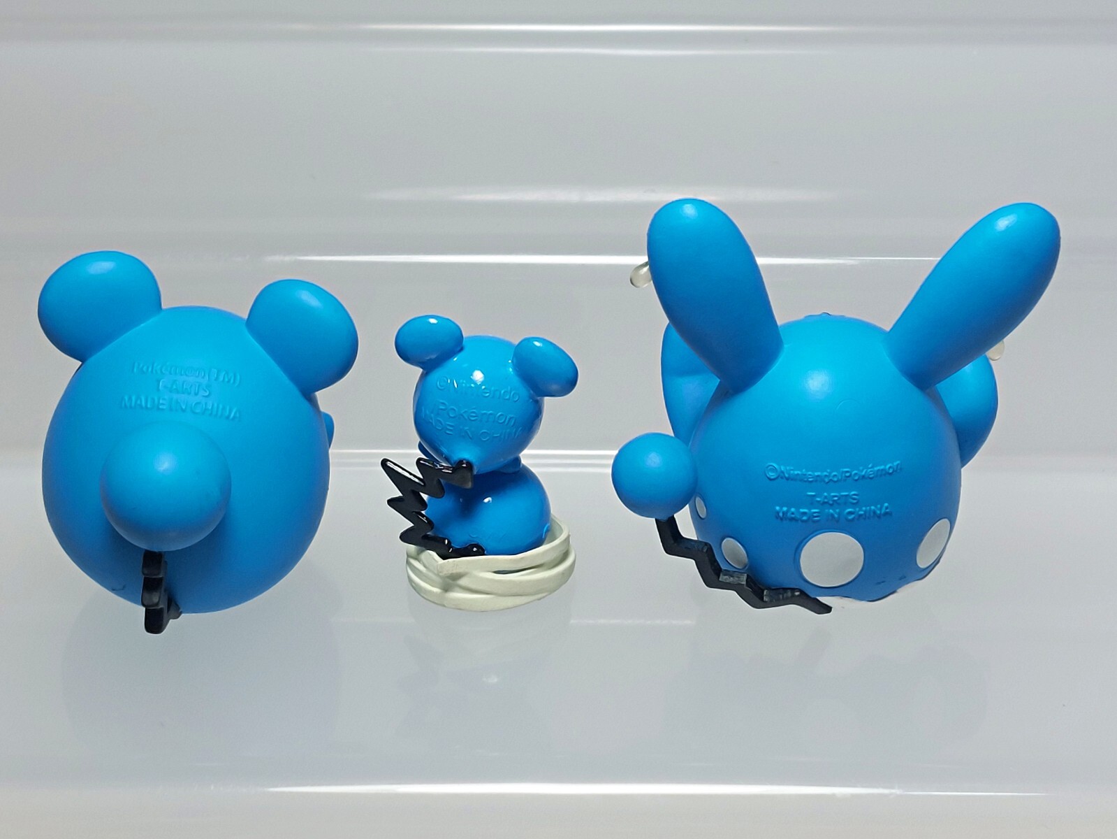 Pokemon Figure Set Azurill Tomy & Marill Azumarill T-ARTS 0.8-1.5in