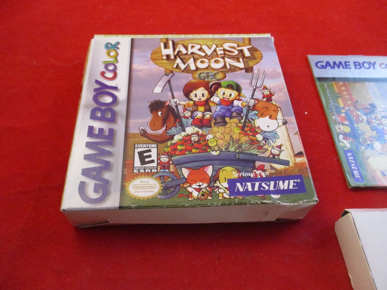 Harvest Moon GBC (Nintendo Game Boy Color, 1999) COMPLETE w/ Box manual game