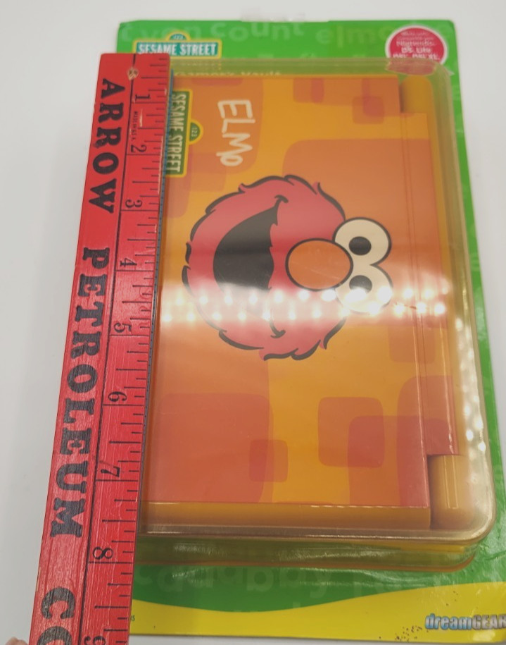 Rare Elmo Gamers Vault Case Nintendo Game Sesame Street New In Package Sealed