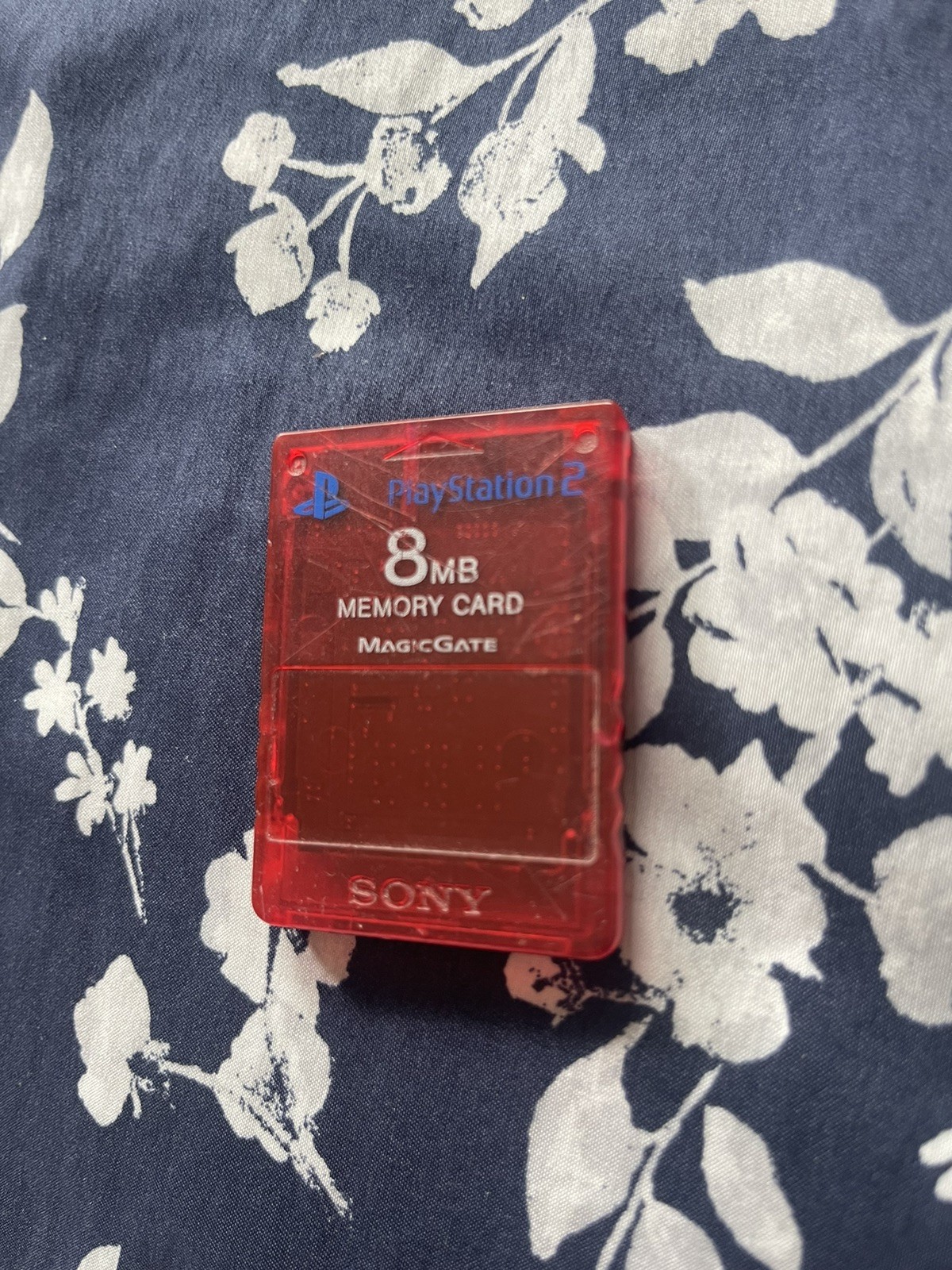 PS2 Memory Card 8GB Made in Japan Red – Original Owner