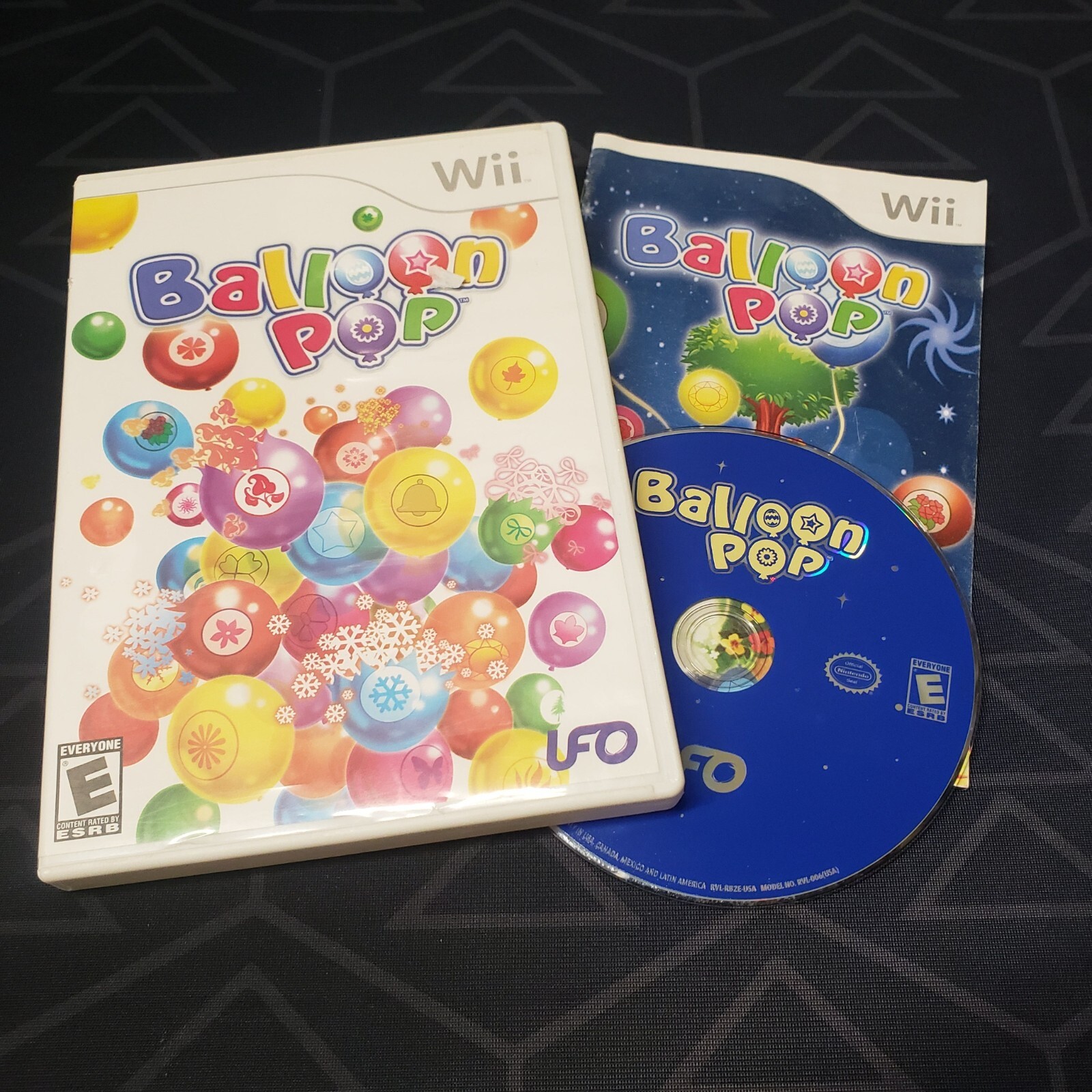 Balloon Pop (Nintendo Wii, 2008) u video game UFO Interactive family COMPLETE