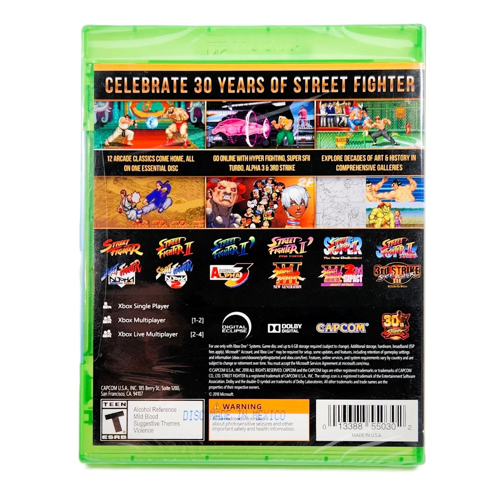 Street Fighter 30th Anniversary Collection – Xbox One (Brand New Factory Sealed)