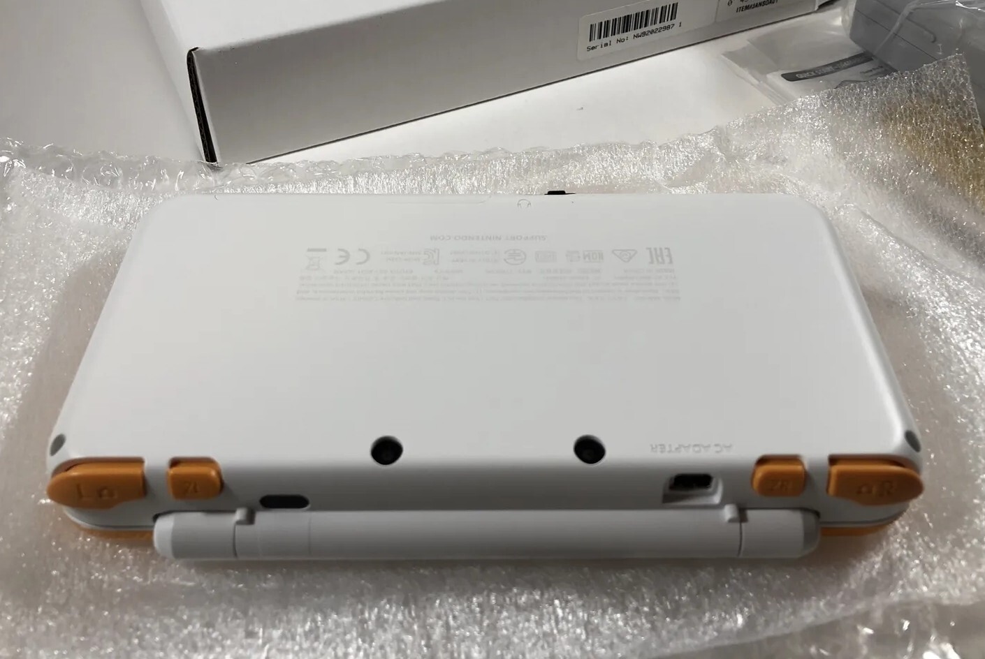 “New” Nintendo 2DS XL Orange/White Handheld System Console – Ships Today!