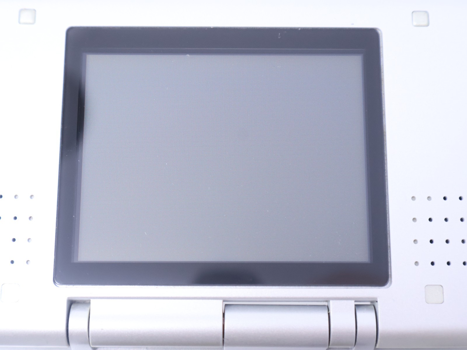 Nintendo DS Handheld Console Tested Working Titanium Silver w/ Charger & Stylus