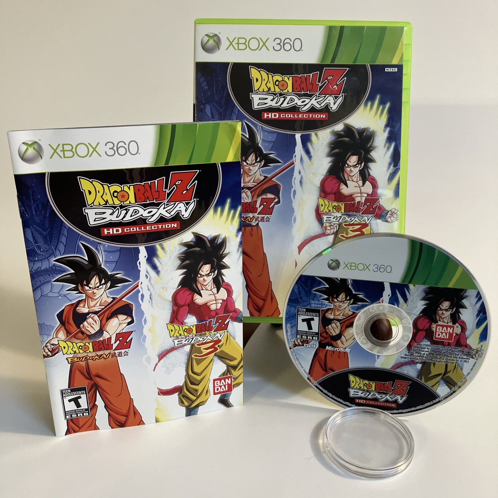 Dragon Ball Z: Budokai HD Collection (Xbox 360,2012) CIB w/ Manual Bandai Tested