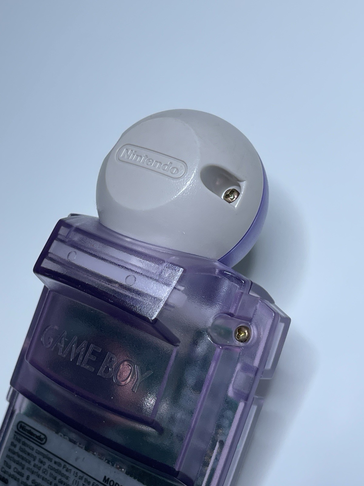 Gameboy Pocket Camera Clear Atomic Purple MGB-006 Nintendo Japan Import TESTED