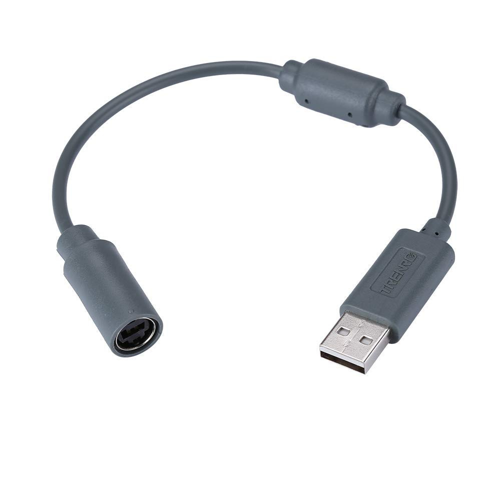 USB Breakaway Cable for Xbox 360, USB Adapter Cord Dongle Compatible with Micros