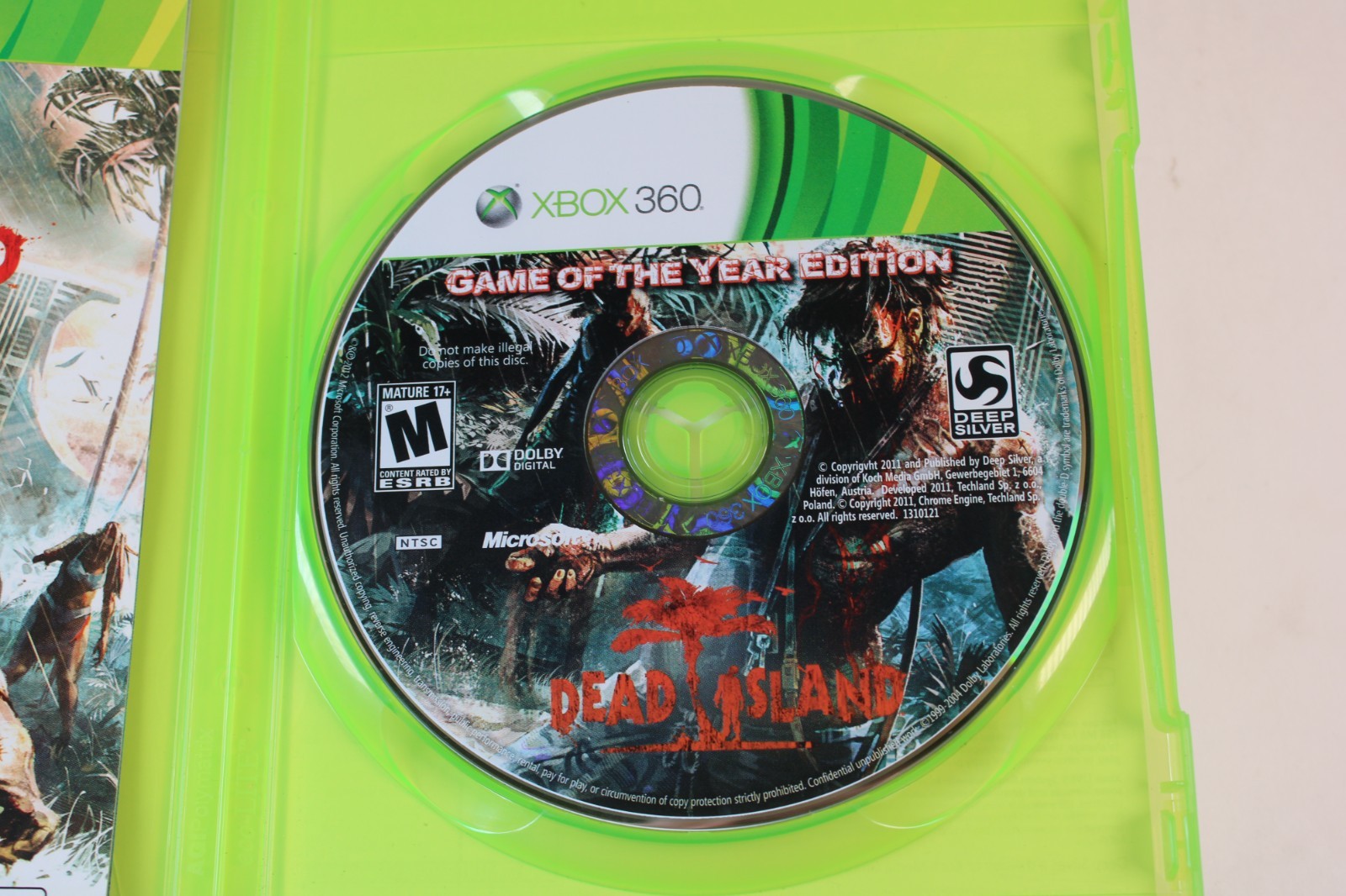 Dead Island — Game of the Year Edition (Xbox 360, 2012) Complete Tested Working