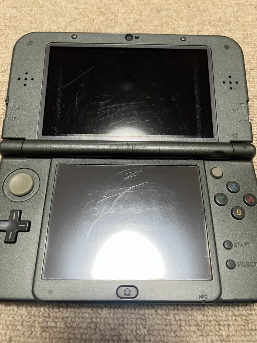 New 3DS LL XL Metalic black Japan Nintendo Console region Japanese B27