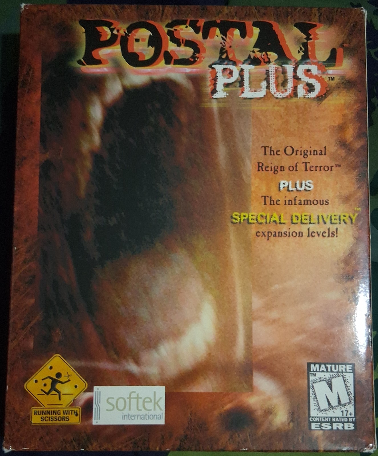 Postal Plus (PC, 2001) Big Box Game CIB Running With Scissors Softek RARE