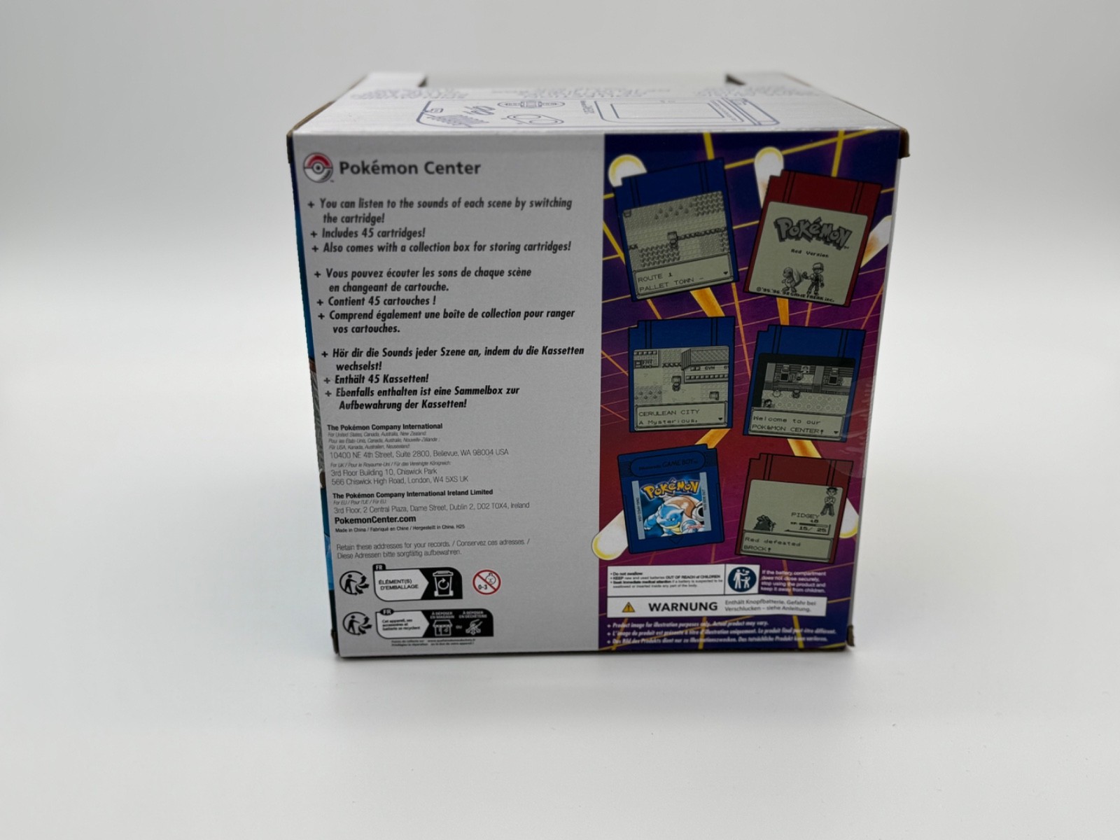 Pokemon Center – Anniversary Red & Blue Gameboy Music Collection Jukebox