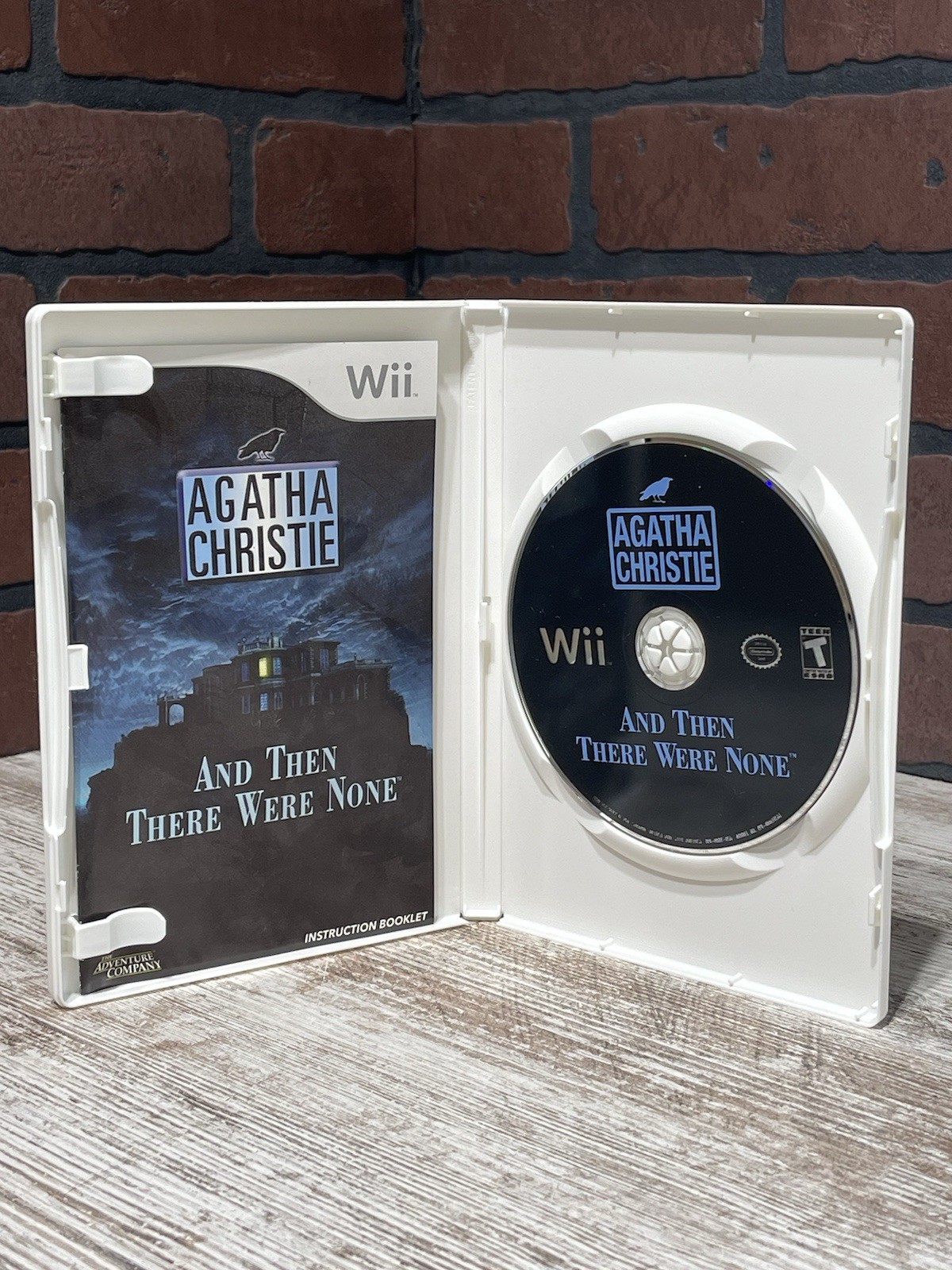 Wii Agatha Christie: And Then There Were None (Nintendo Wii, 2008) 🔥 COMPLETE!