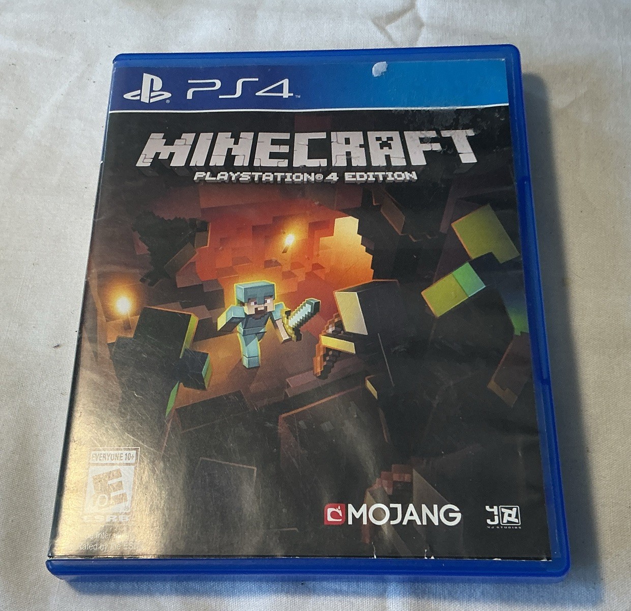 4 Play Station 4 Video Games.madden 20,modern Warfair,naruto Storm ,mind Craft.