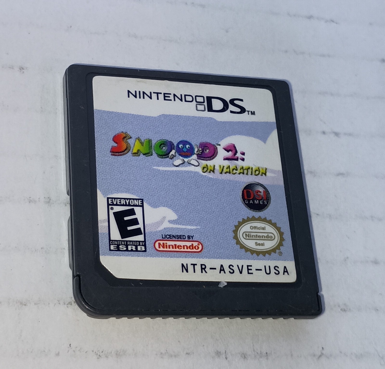 Nintendo DS Lot of 4 Ben 10 Garfield Snood 2 Star Wars CARTRIDGE Only Bundle