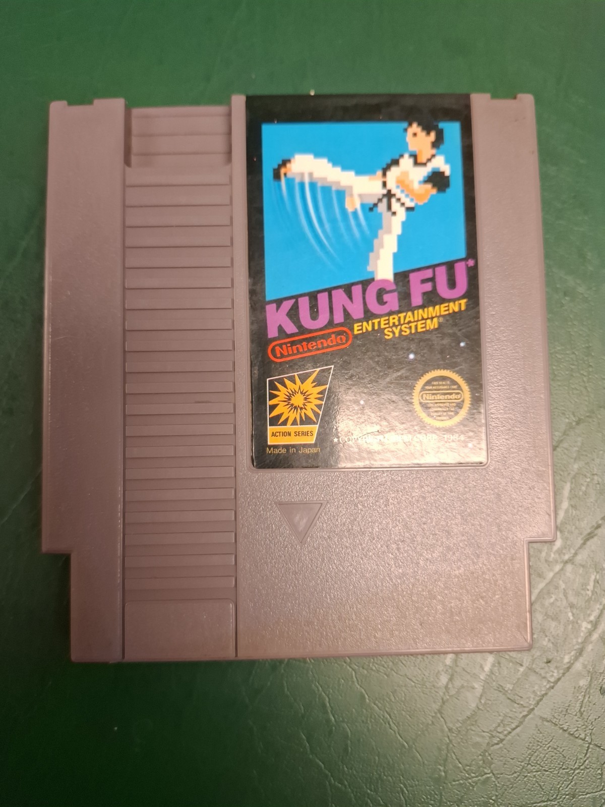NES Kung Fu Nintendo Entertainment System Authentic 1985 Tested Cleaned Pins