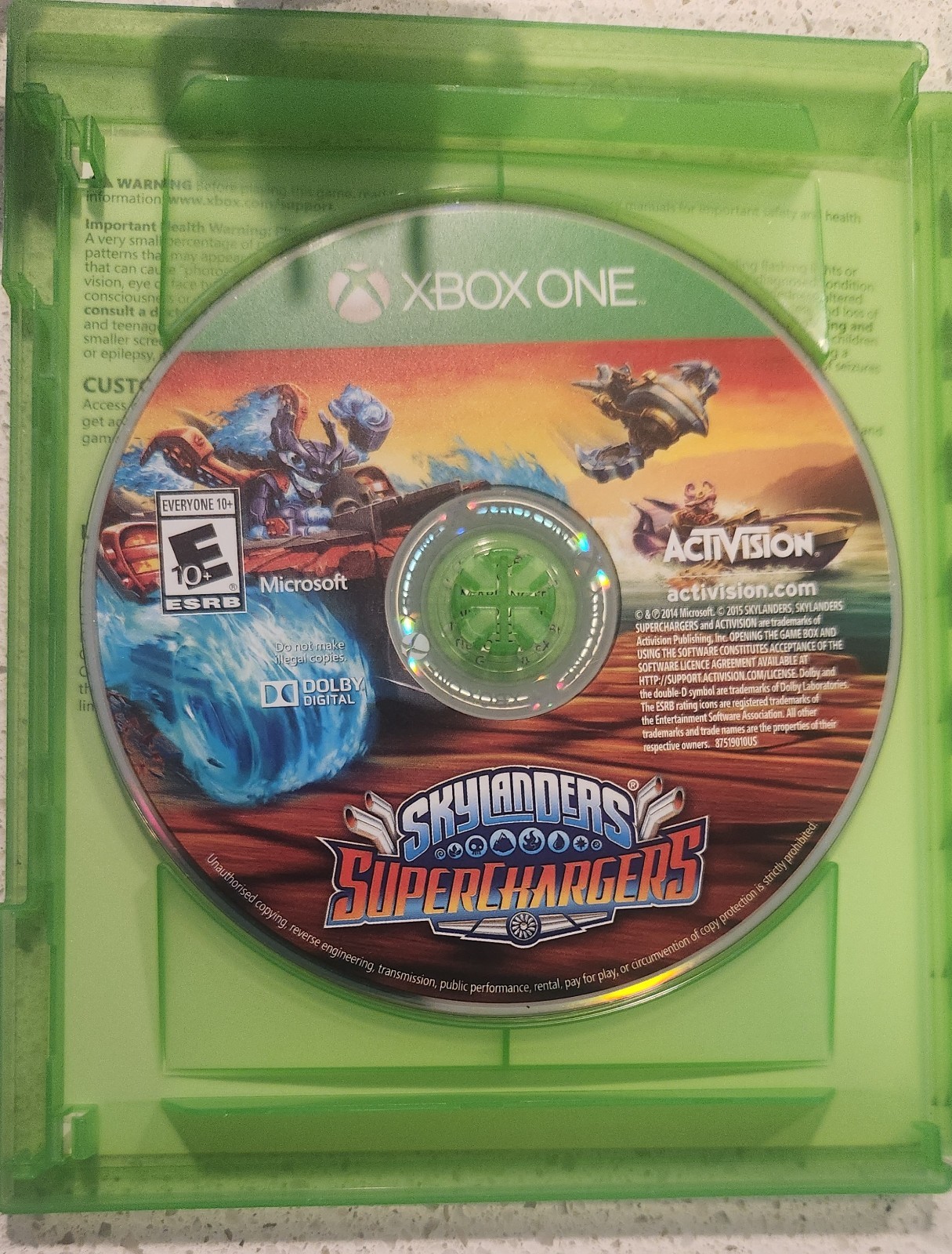 Skylanders Superchargers Xbox One Game W/ Portal & 8 Play Pieces