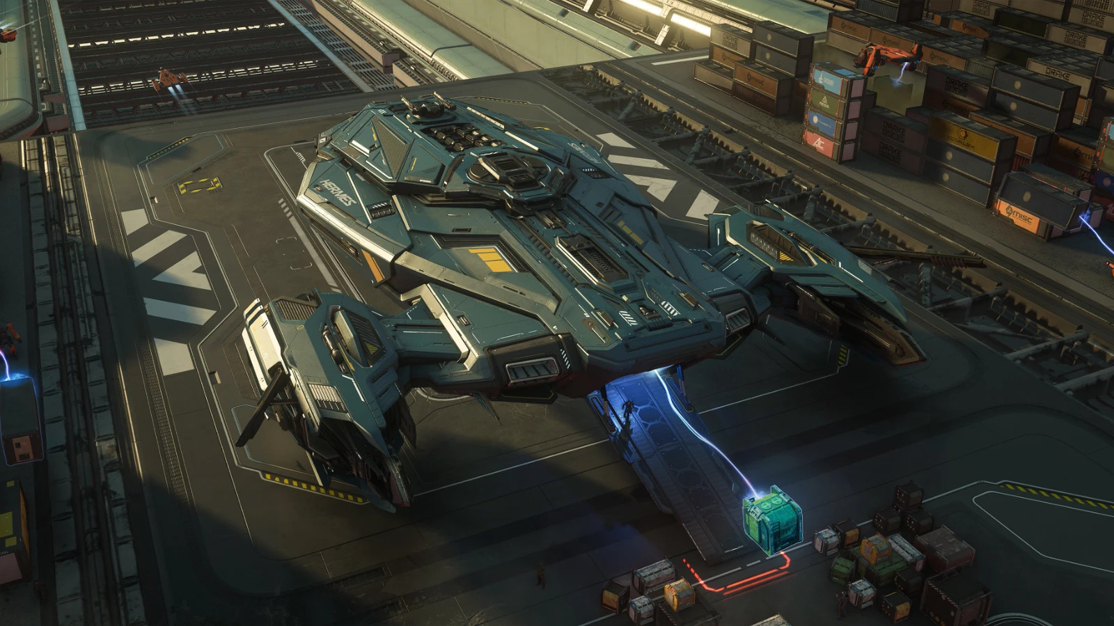 STAR CITIZEN – RSI HERMES + TRIPLINE PAINT – LTI – CCU’d – (Lifetime Insurance)