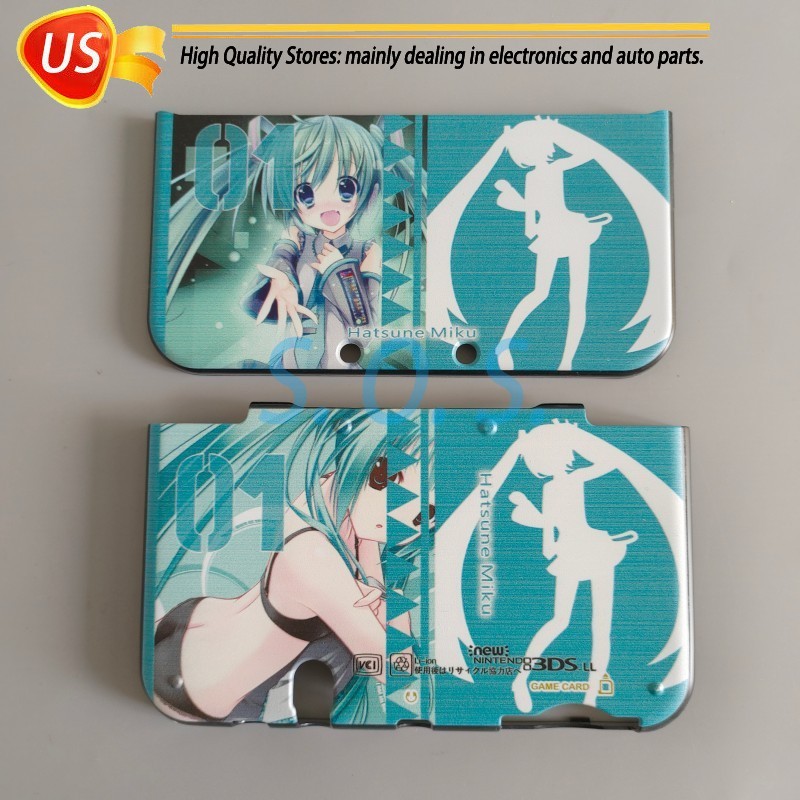 For Nintendo New 3DS XL 3DS LL Protective Top & Bottom Case Cover Housing Shell