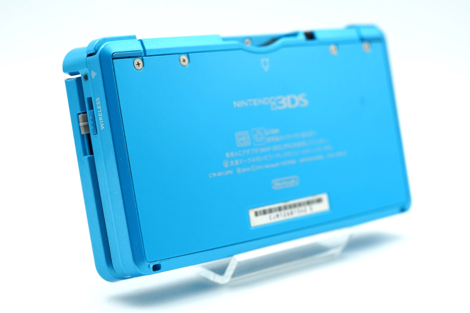 [REGION FREE] Nintendo 3DS Light Blue Console [RANK A] US DUTY PAID #001