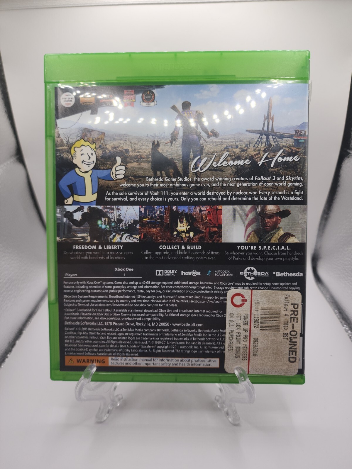 Fallout 4 (Xbox One, 2015)