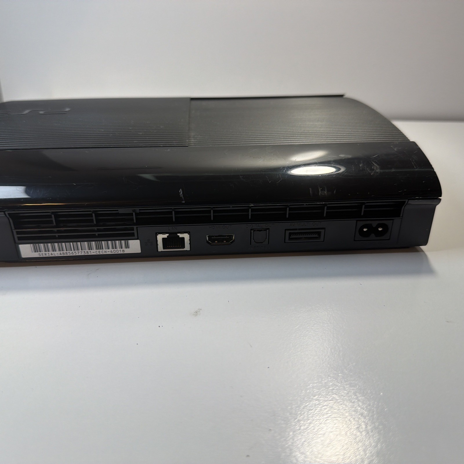 Sony Playstation PS3 Super Slim CECH-4001B Console Only (For Parts/Repair)untest