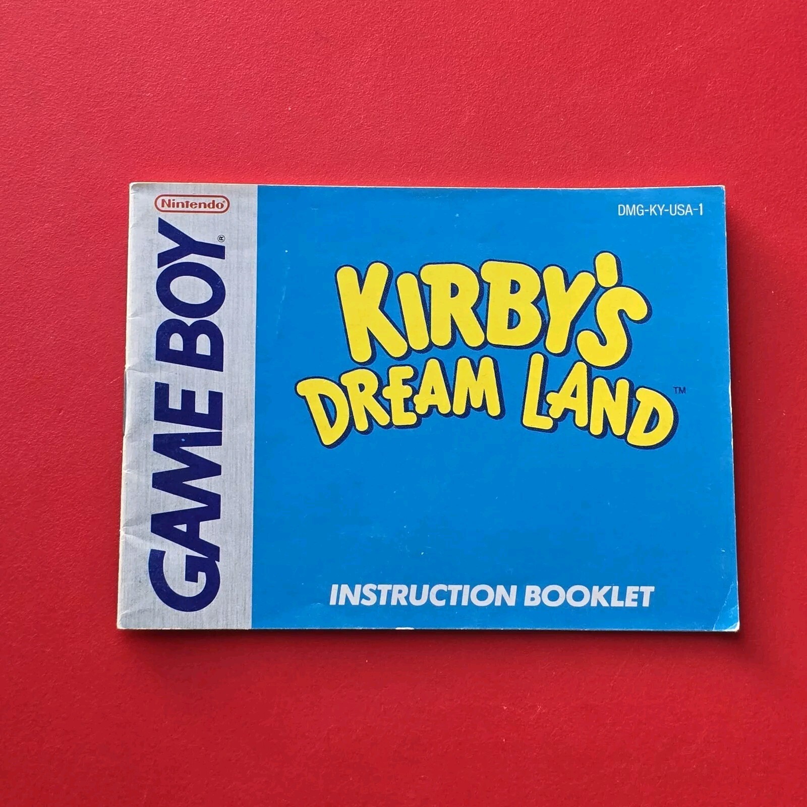 Kirby’s Dream Land Player’s Choice Manual Nintendo Game Boy Original No Game