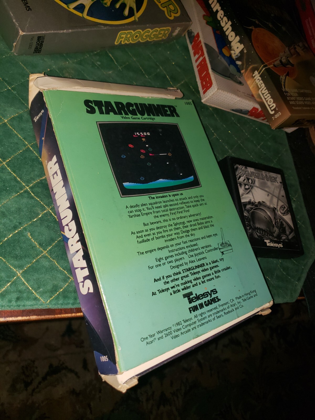 ultra rare Atari 2600 Raft Rider Stargunner Threshold star gunner nes