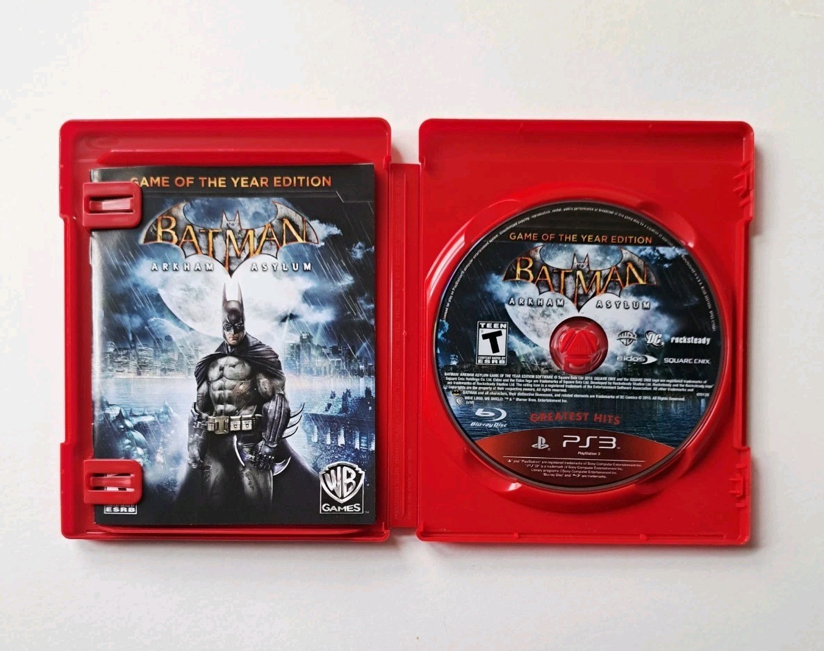 Batman: Arkham Bundle Asylum, City, Origins (Sony PlayStation 3, 2009-2013) CIB