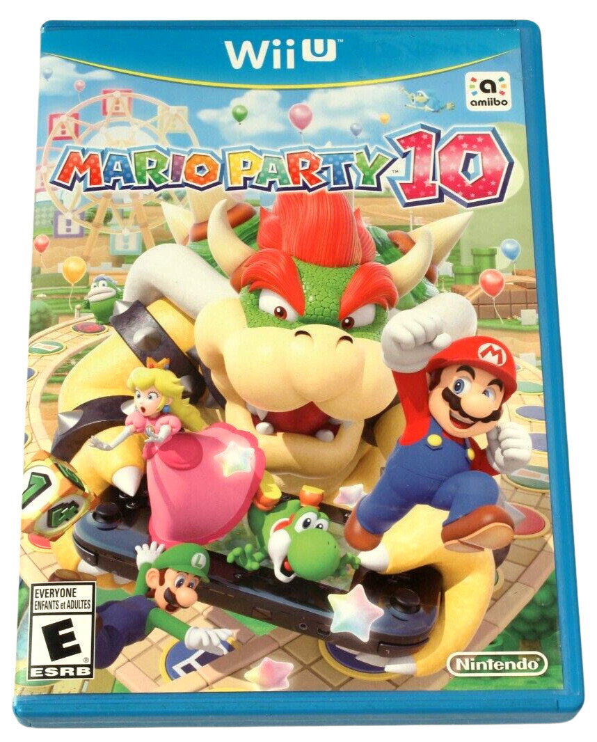 Mario Party 10 (Nintendo Wii U, 2015) – Complete – Tested Working