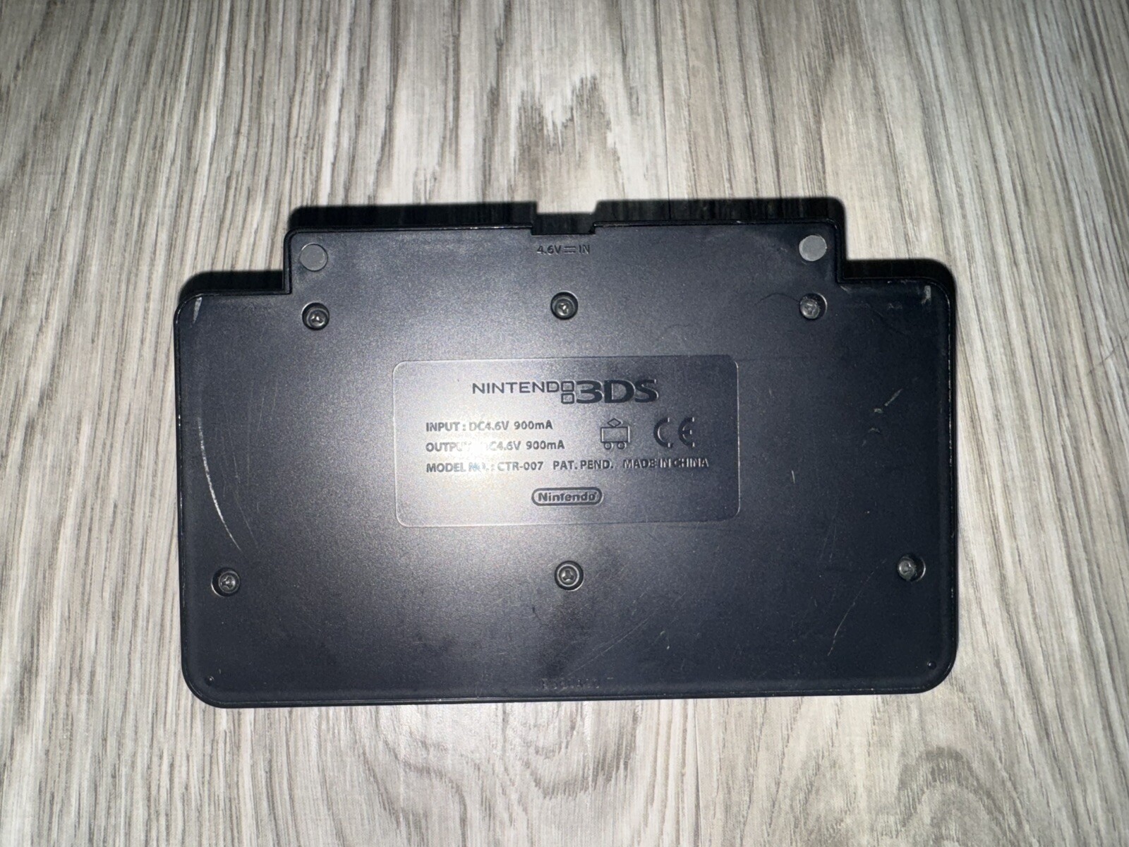 Nintendo 3DS Charging Cradle Dock OEM Stand Only No Cord Black CTR-007 Authentic