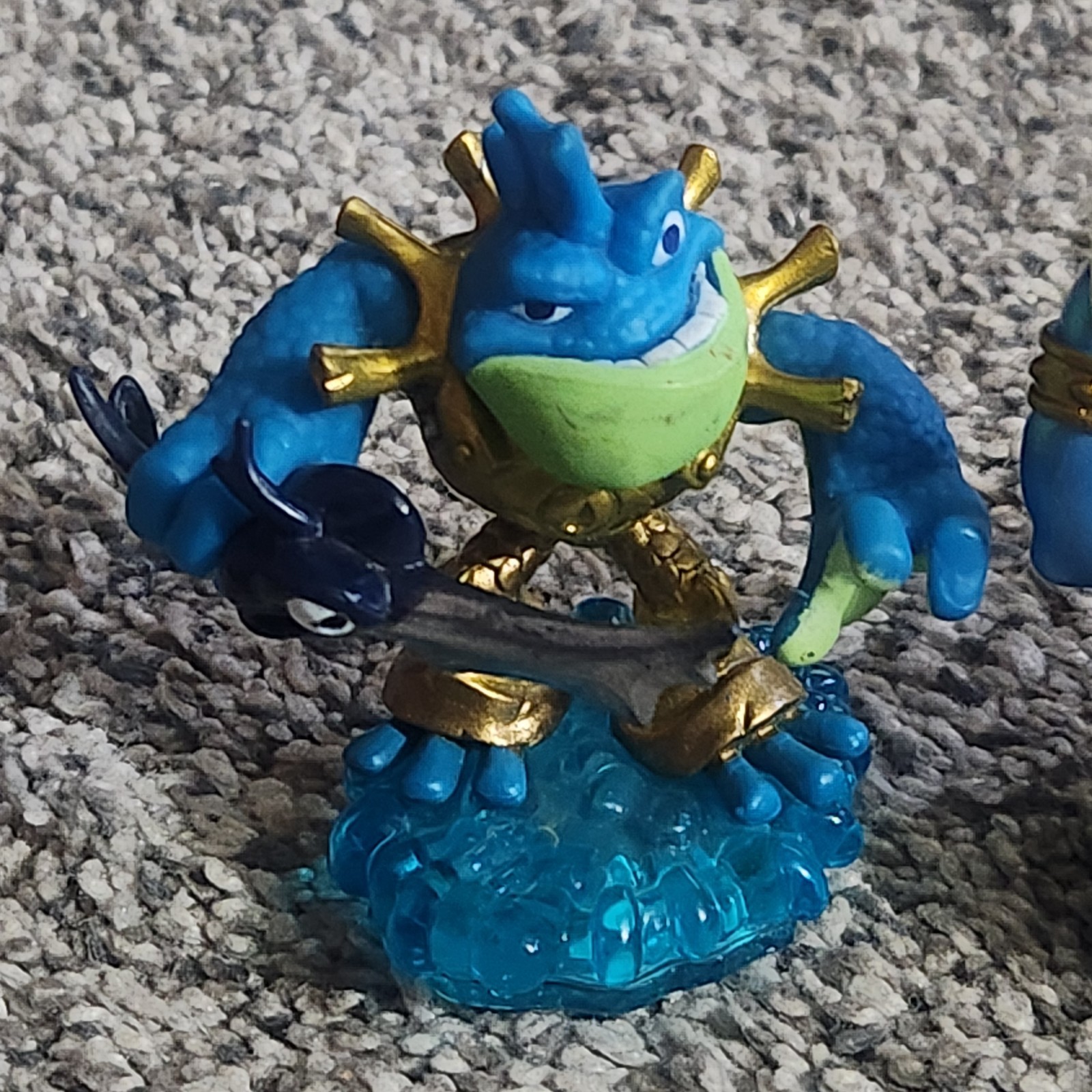 Lot Of 4 Skylanders Figures Lightning Rod, Food Fight, Rip Tide & Battle Hammer