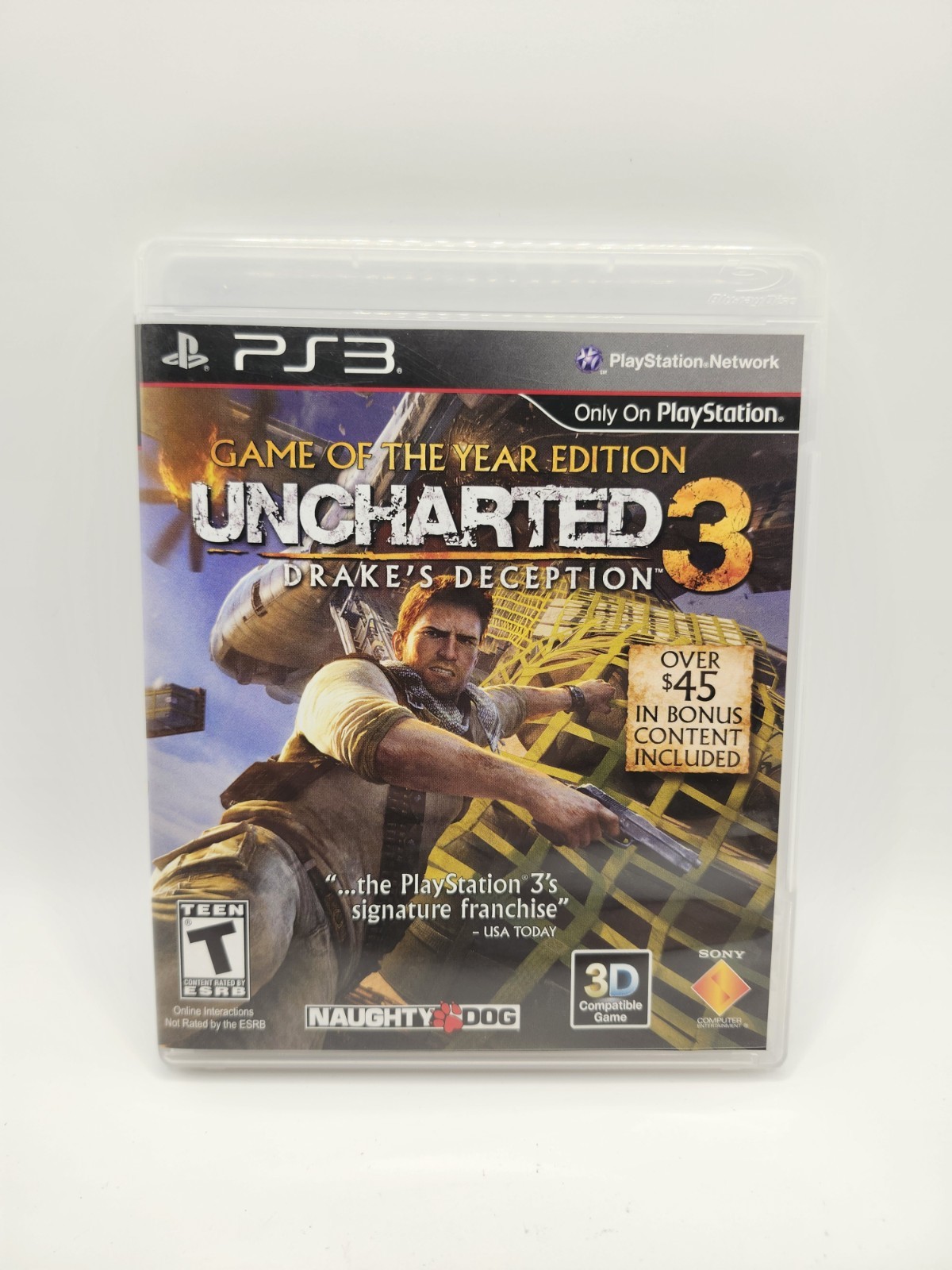 Uncharted 3 Drakes DeceptionGame of the Year Edition Sony PlayStation 3 2012 CIB