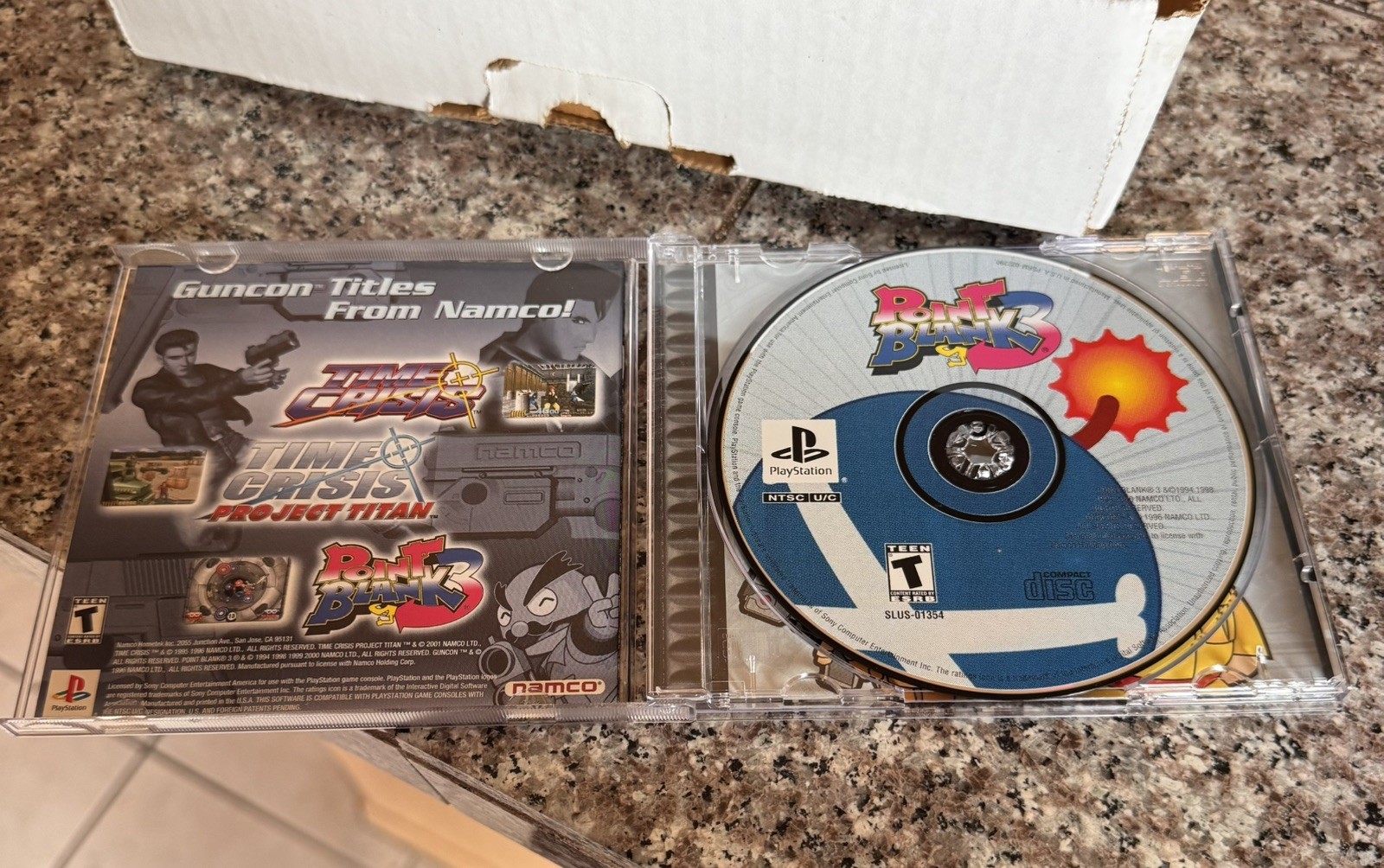 Point Blank 3 (Sony PlayStation 1, 2001) CIB WITH GUNCON! GREAT Condition
