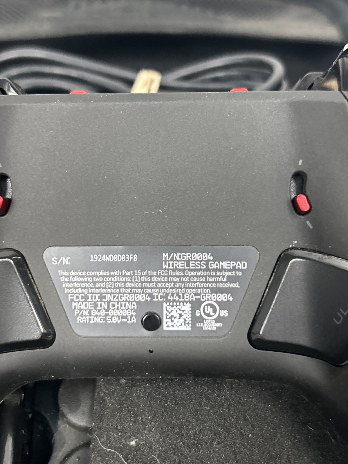 Astro C40 Wireless Controller + Case + Thumbpads + Cable Black GR0004 / Tested